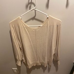Max Studio sweater, cream, size L